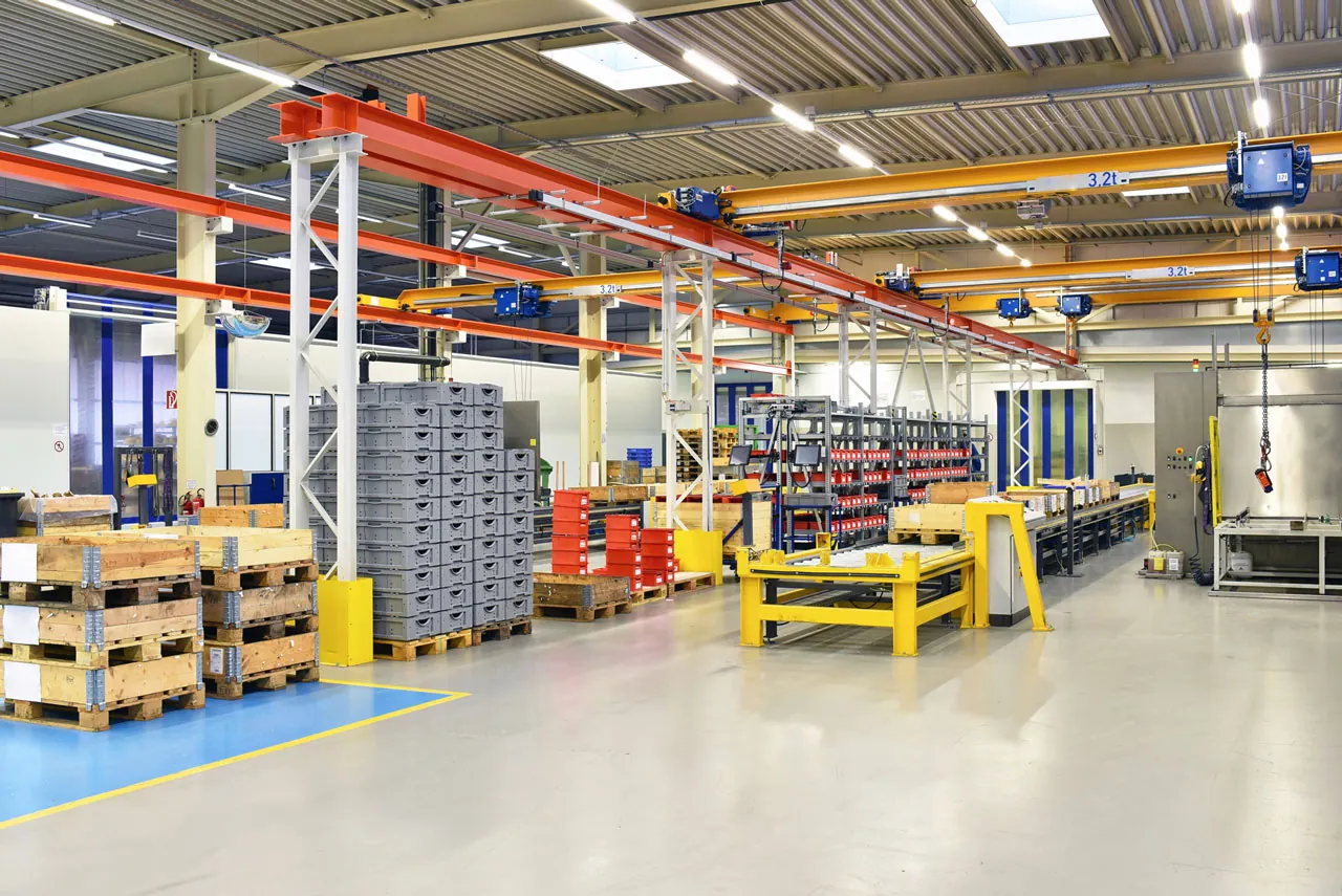 Industrial epoxy factory floor, industrial flooring serving Nashville, TN